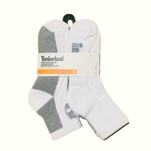 NWT Timberland Men Performance Cushioned Quarter Socks 5 pairs - Picture 1 of 5